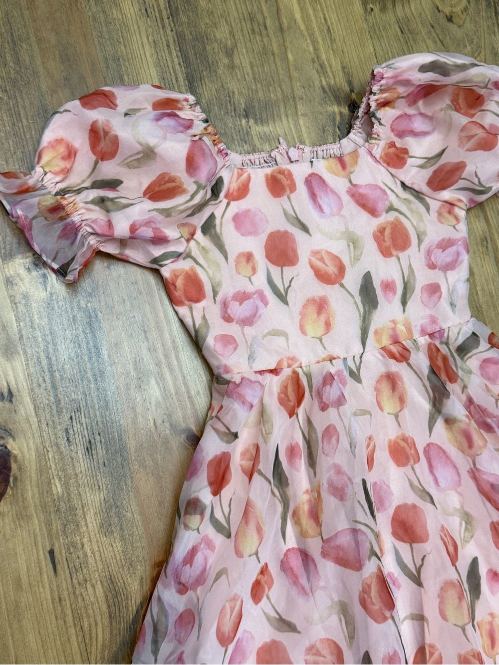 IVY CITY CO Girls Wonderland Tulips Floral Gown Dress - Picture 3 of 10